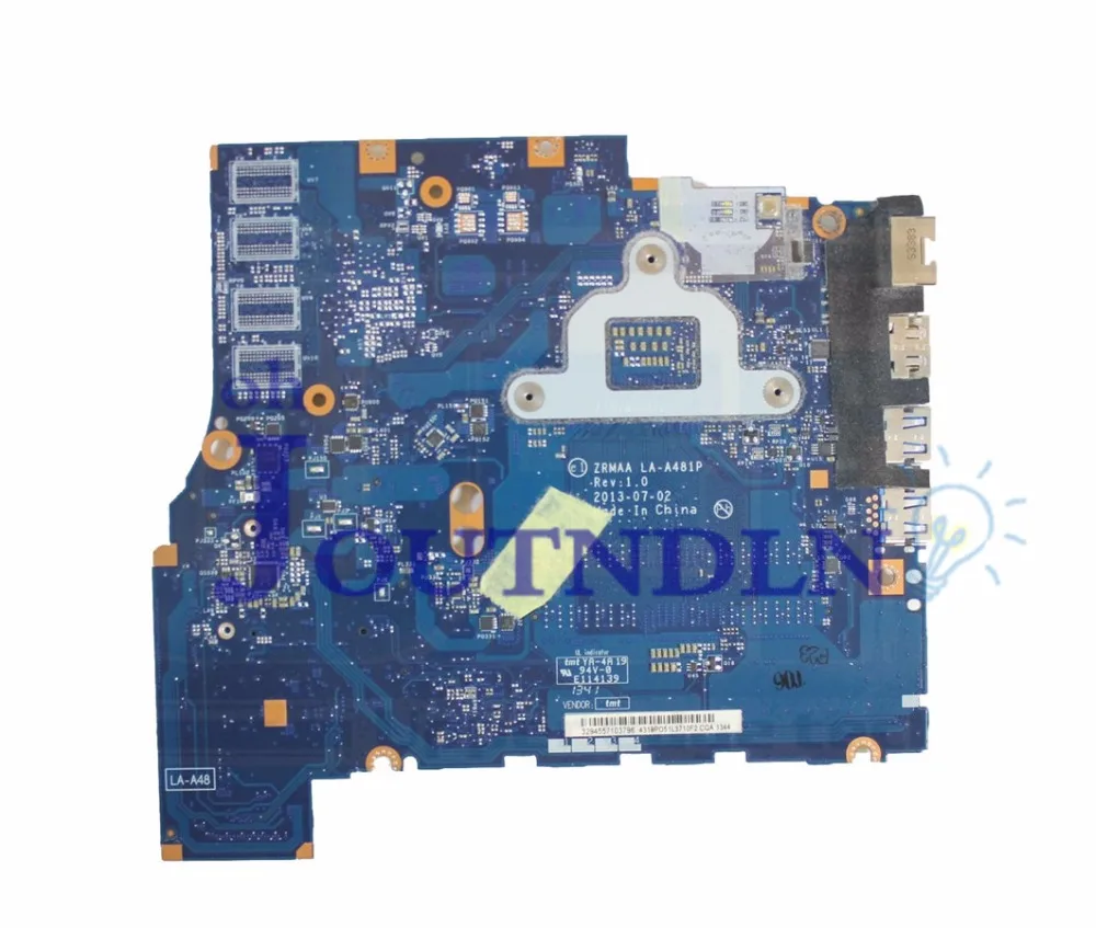 Top JOUTNDLN FOR Toshiba Satellite E45T E45t-A4100 Laptop Motherboard LA-A481P K000151460 i5-4200U 1.6 GHz 1