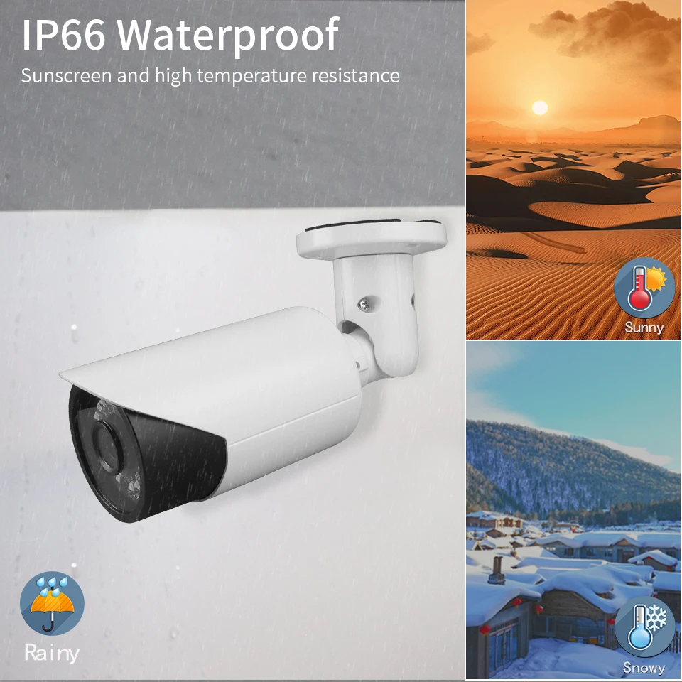 ZSVEDIO Seetong H.265 POE 5.0MP IP камера Onvif P2P металлический корпус Открытый водонепроницаемый