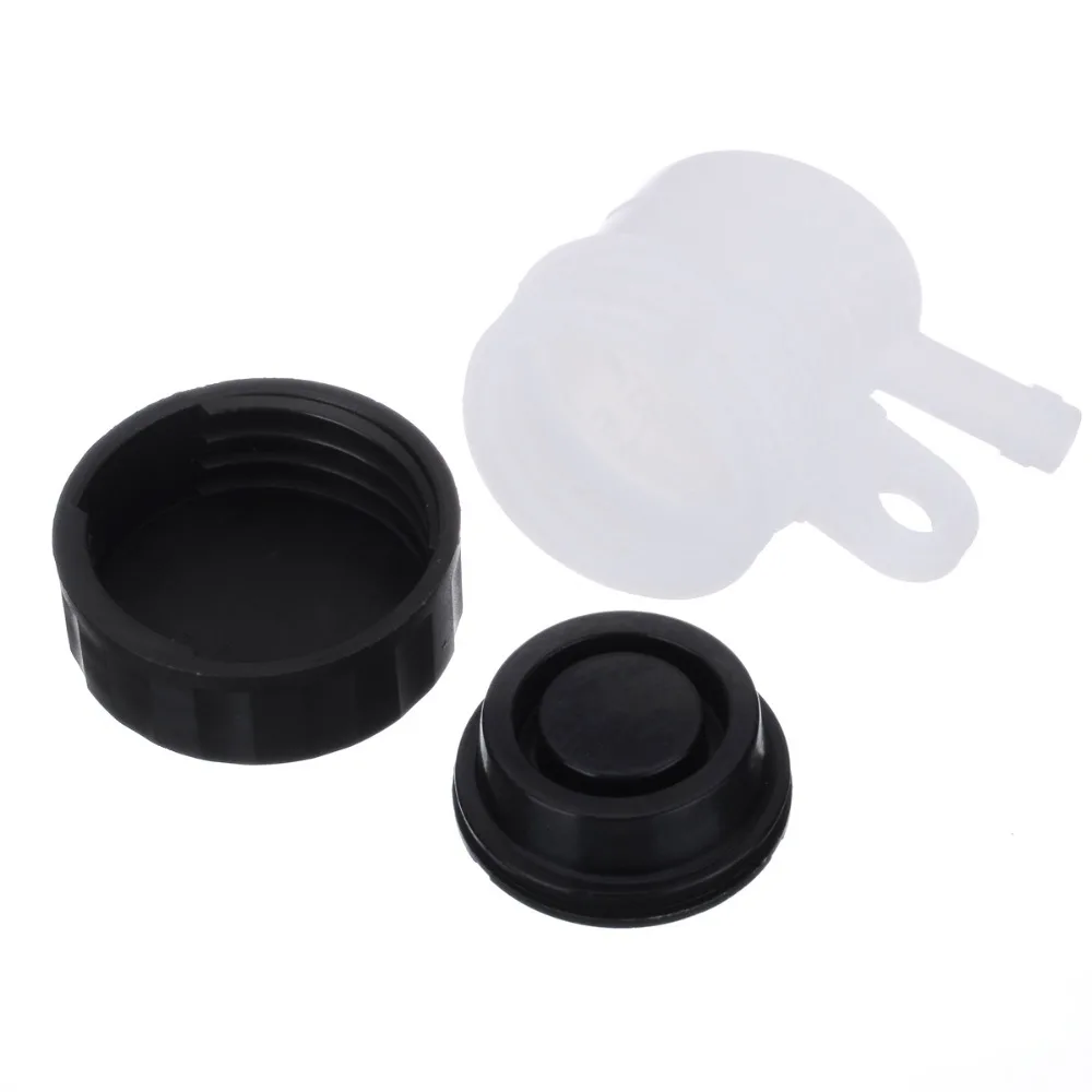 Mayitr 1pc Universal Motorcycle Brake Fluid Bottle ABS Plastic Motorbike Brake Reservoir Master Cylinder Oil Cup