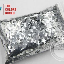 Tcm0100 DOT ФОРМА яркое серебро Окропление 3.0 мм Цвет блеск металлик Цвета Блестки для Книги по искусству и украшения ногтей DIY