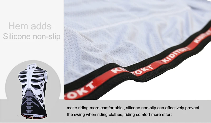 KIDITOKT 2020 Pro Cycling Vests Racing Bicycle Jersey Maillot Ropa Ciclismo Summer Sleeveless Cycling Jerseys Mans Bike Clothing