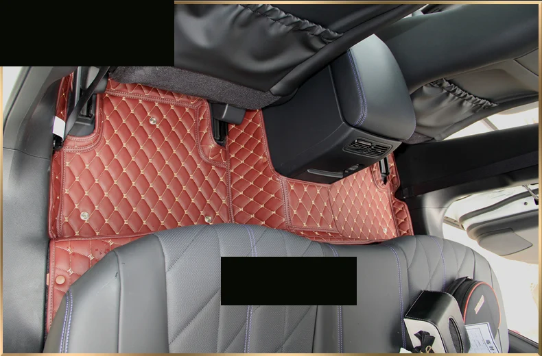 lsrtw2017 leather car floor mat for infiniti qx70 fx30d fx35 fx37 fx50 2008- 2013 accessories