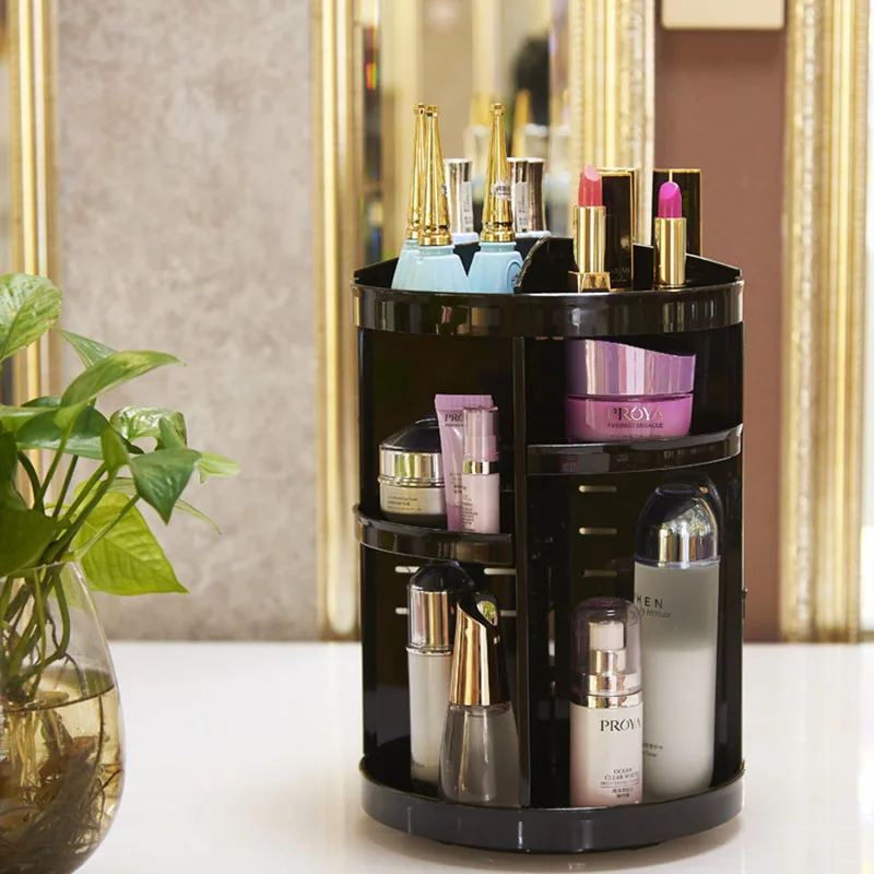 Desktop Makeup Organizer bag Creative DIY 360 Degree Rotation Transparent Acrylic Cosmetics Box Professional Makeup Case Desktop Makeup Organizer bag Creative DIY 360 Degree Rotation Transparent Acrylic Cosmetics Box Professional Makeup Case