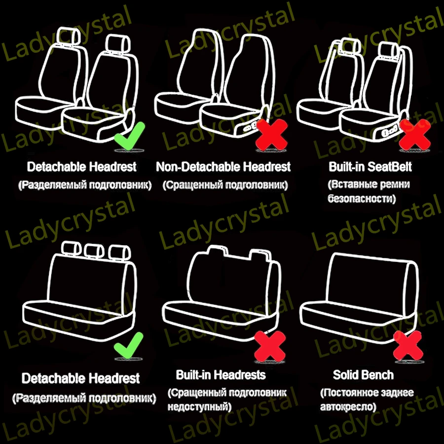  Ladycrystal Custom Leather Car Seat Covers Crystal Rhinestone Auto Seat Cover Car Styling For Girls