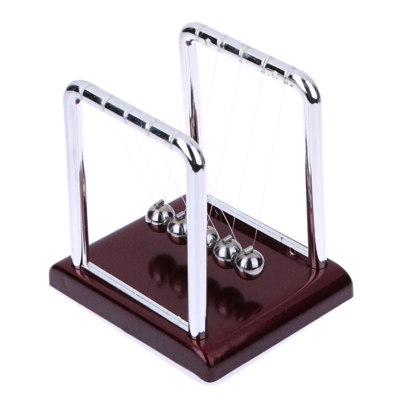 

Early Fun Development Educational Desk Toy Gift Newtons Cradle Steel Balance Ball Physics Science Pendulum