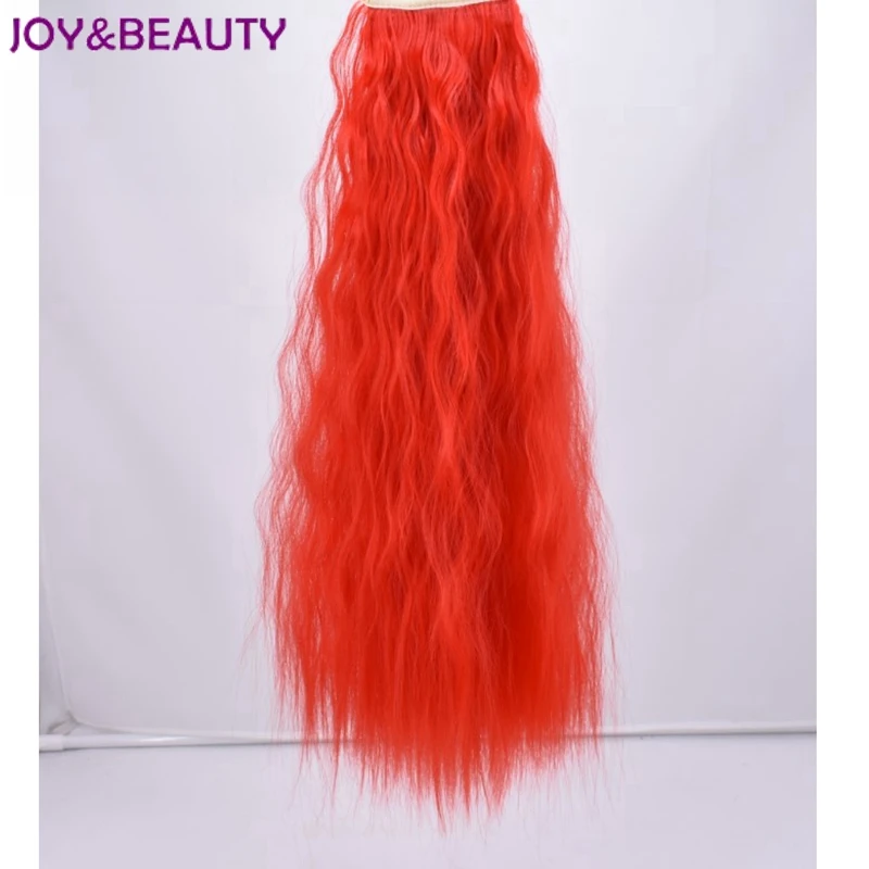 JOY & BEAUTY 60 см длинные кудрявые вьющиеся волосы пони хвост шиньоны накладные волосы на резинке синтетические волосы наращивание волос штук