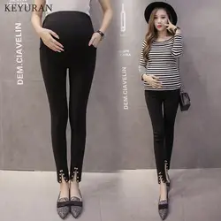 Демисезонный Мода для беременных узкие брюки летние живота леггинсы Одежда для беременных Для женщин Беременность узкие брюки 212