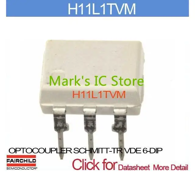 H11L1TVM OPTOCOUPLER SCHMITT TR VDE 6 DIP H11L1TV 11L H11L1 11L1 H11L 11L1TIntegrated Circuits