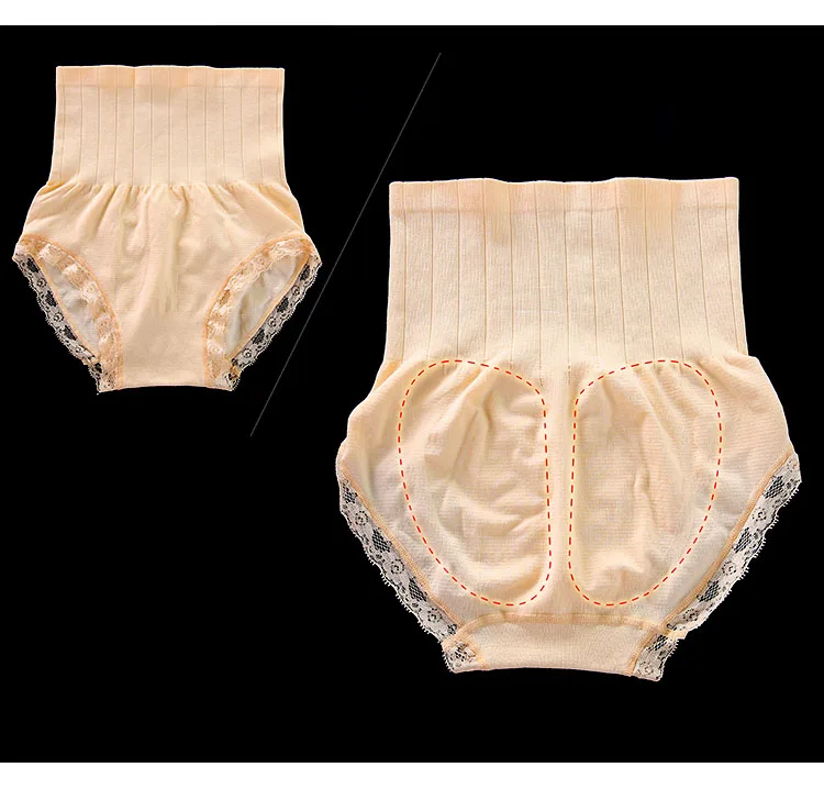 New Japan Women High Waist Panties Body Care Control Slimming Underwear Culotte Woman Sexy Lace Seamless Briefs  (15)