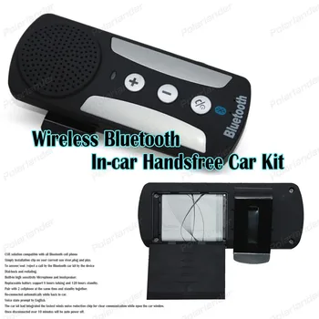 

Handsfree mini car-styling Bluetooth sun visor with car charger MP3 Player ABS black For Smartphones