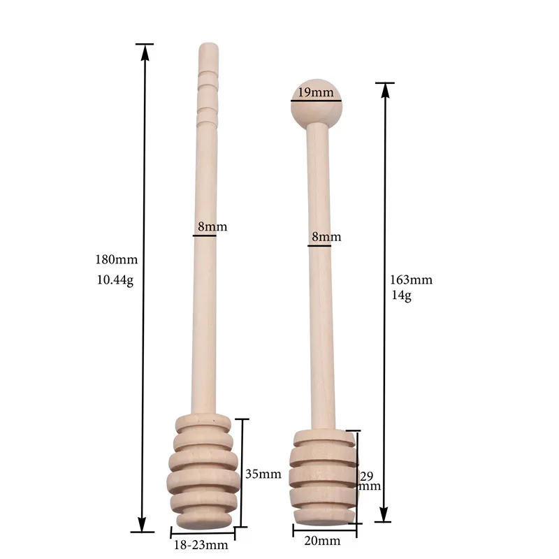 50 шт. перемешать бар пчеловодства мёд смешивания инструмент Длина мм 163 мм или 183 мм кухня перемешать бар