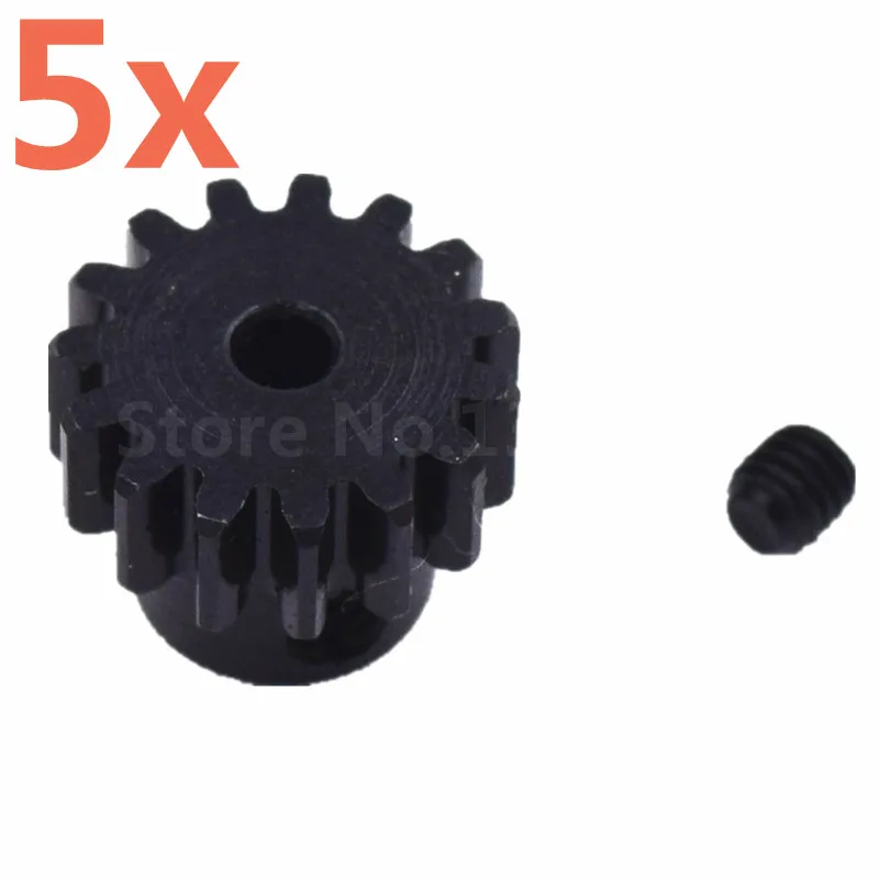 5 Pieces RC Car Wltoys Metal Pinion Gears Motor Gear 15T Teeth 0.7m For 1/18 Scale 4WD Models A929 A949 A959 A969 A979 | Игрушки и хобби