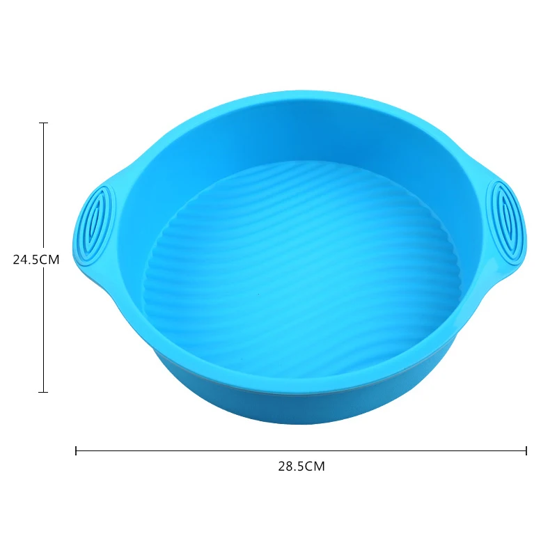 9 дюймов силиконовая форма для торта антипригарная круглая форма для торта шифоновый противень для торта на день рождения силиконовая форма для выпечки Кухонные инструменты для выпечки