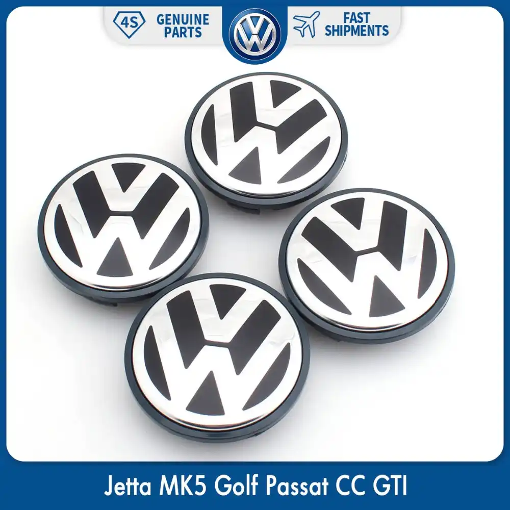 MK7 Wheel Center Hub Caps Covers 4x Set 3B7601171 XRW New Genuine