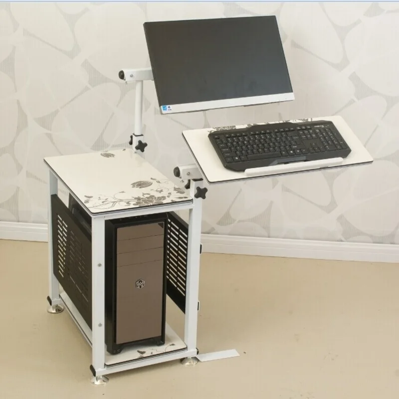 

BSDT Creative home Dening hanging design lazy bed desktop comter desk mobile rotary household seamless bedside table