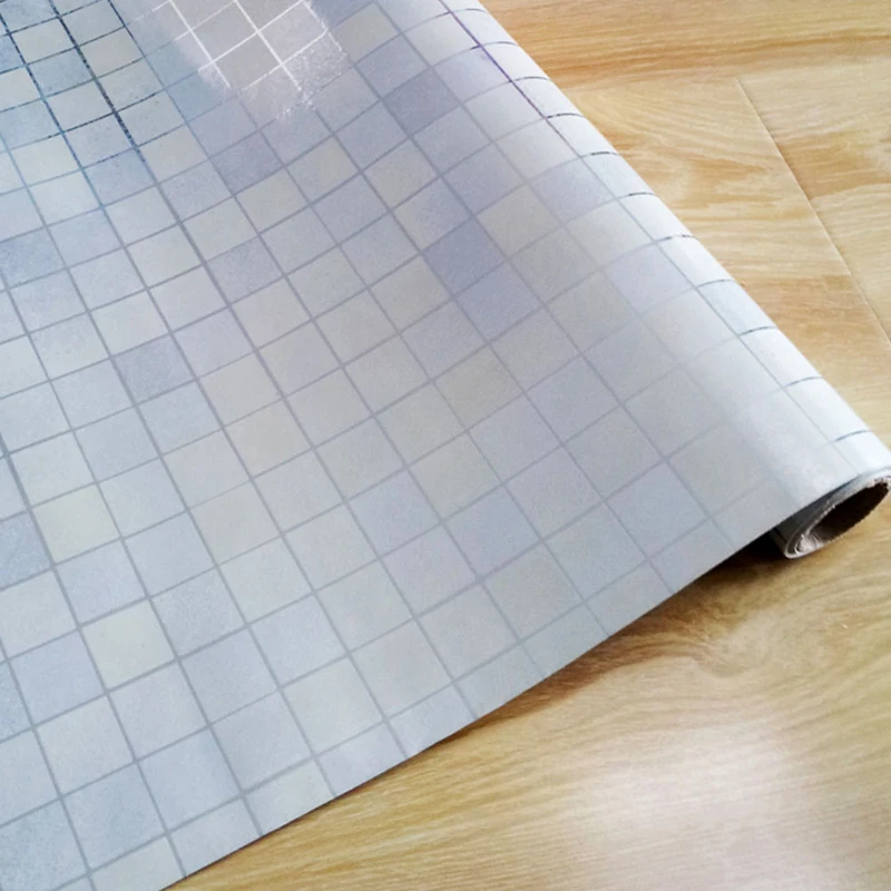 Waterproof Self-adhesive Mosaic Wall Paper Tile Sticker Contact Paper Bathroom High-end 3D Self-adhesive Geometric Wall Sticker