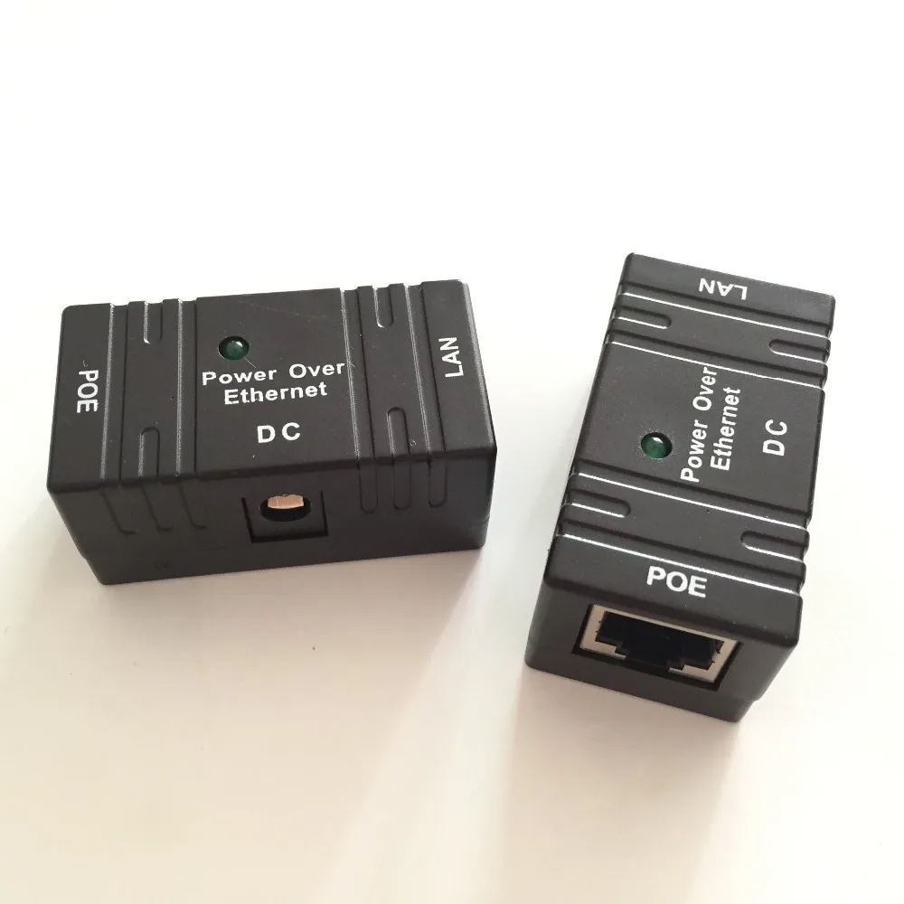 PoE адаптер POE001 RJ45 разъем POE инжектор питания через Ethernet адаптер для POE ip-камеры PoE адаптер