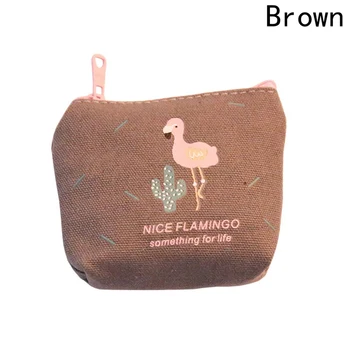 

New Cute Canvas Coin Purses Bird Wallet Fahion Cartoon Purses Zipper Card Coin Bag