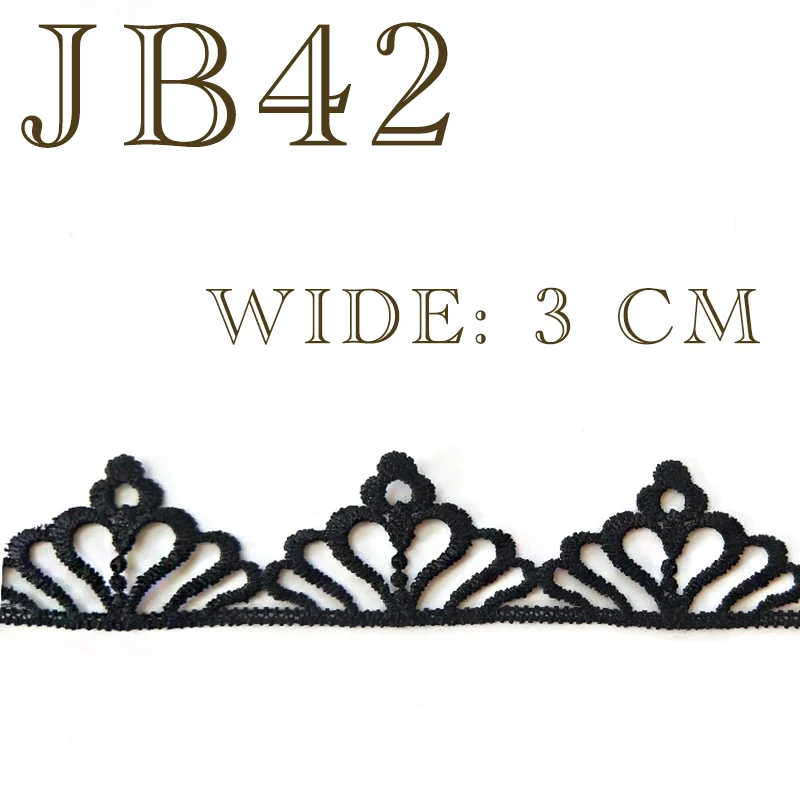 

2018 New product Skirt floral lace cloth bud ribbon material lace An crown accessories decorative skirt gold/black 1yard/91cm