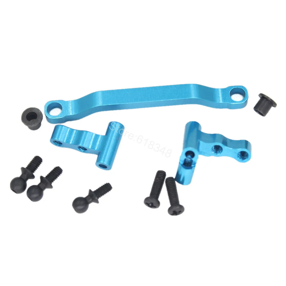 For RC WLtoys A949 Upgrade Parts Aluminum Steering Linkage Mount AL. A949 08 Metal 1/18 Rally