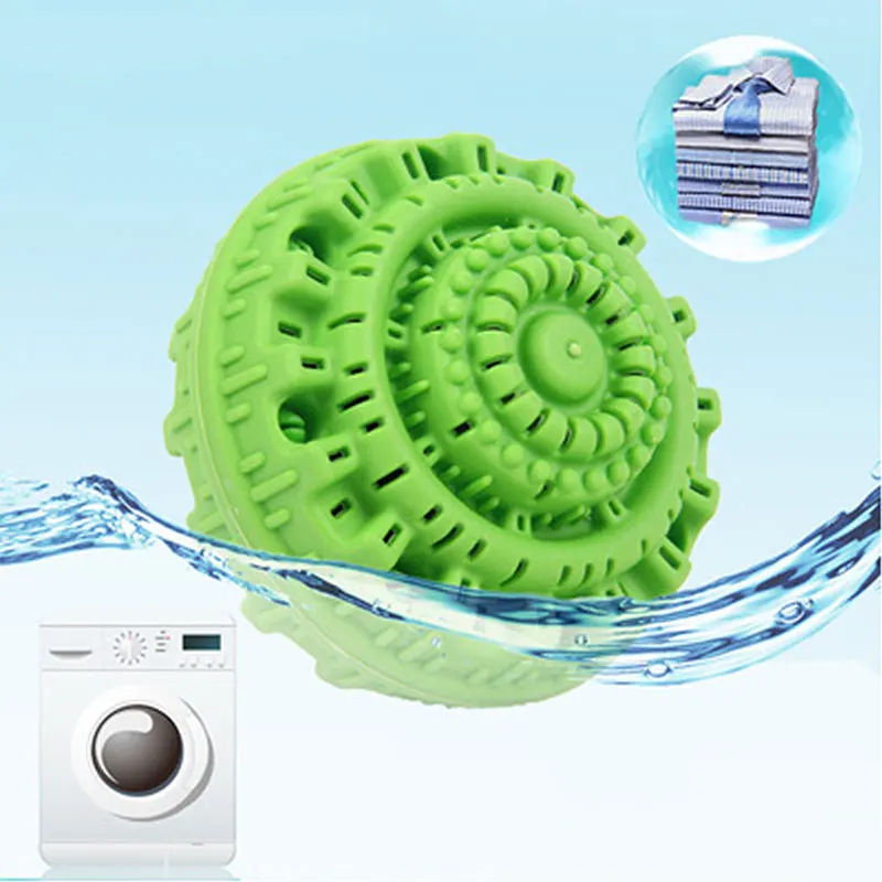 

Eco-Friendly Green Laundry Ball Reusable Anion Molecules Cleaning Magic Washing Personal Care Cleaning Tool