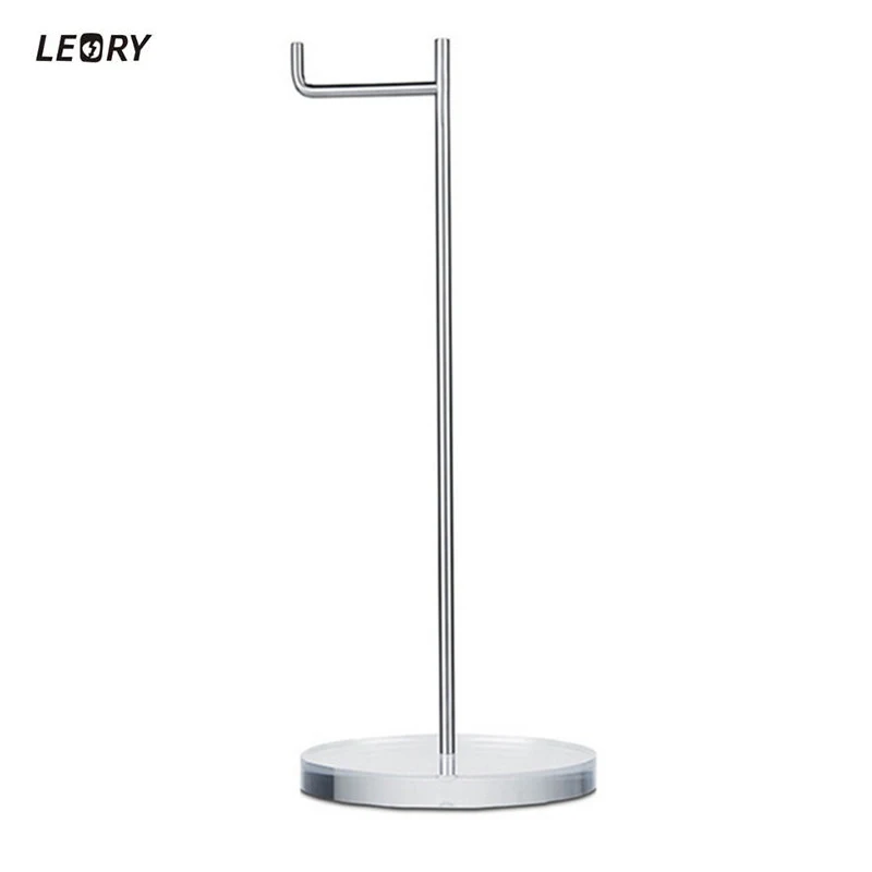 

New LEORY Durable Headphone Stand Holder Game Headset Hanger Bracket Desktop Fashion Display Rack Stents For Headphones Silver