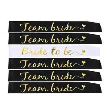 

6pcs bride to be sash hen party Bachelorette Party wedding night for girl