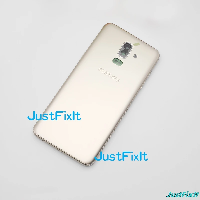 Для SAMSUNG Galaxy J8 J800 J800F Задняя крышка батареи Дверь стеклянная корпуса чехол замена