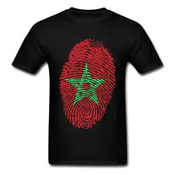 День Независимости Мужская Повседневная футболка большие размеры Мужская мода Марокко флаг футболки с отпечатком пальца большого пальца