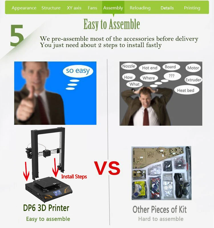 DP6 3d printer 9aa