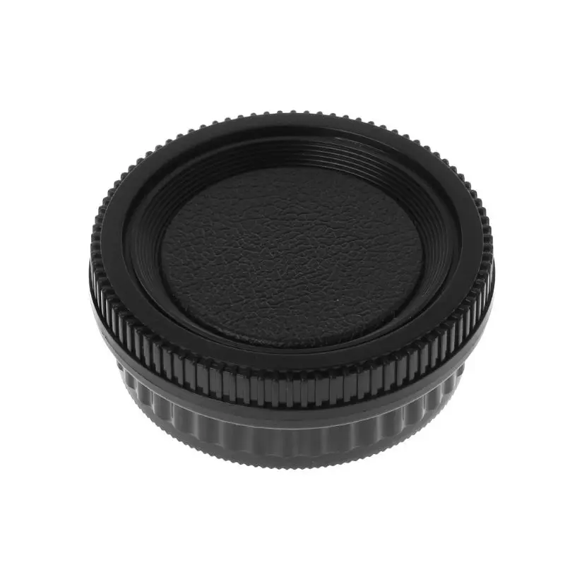 

Rear Lens Body Cap Camera Cover Set Anti-dust Screw Mount Protection Plastic Black for Pentax PK DA126