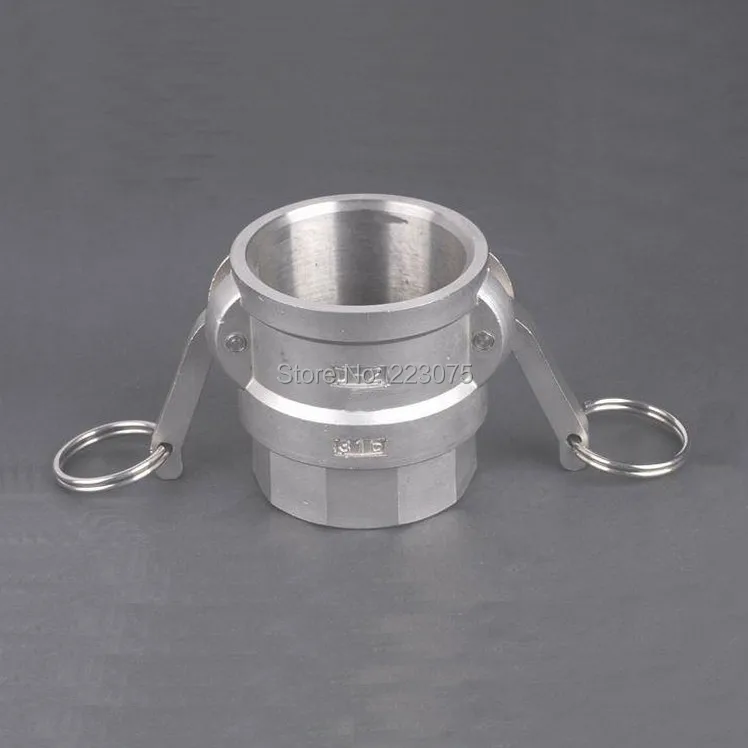 

Free shipping SS304 Stainless Steel CAM LOCK CAMLOCK&Groove TYPE D COUPLER Quick connector Adapter Hose Barb 1"