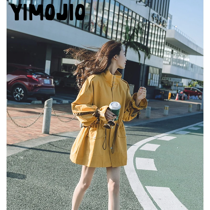 Trench coat Long Trench Spring coat women Casual Slim Trench coat for women Elegant Outside X-long Skirt coat Streetwear Youngth