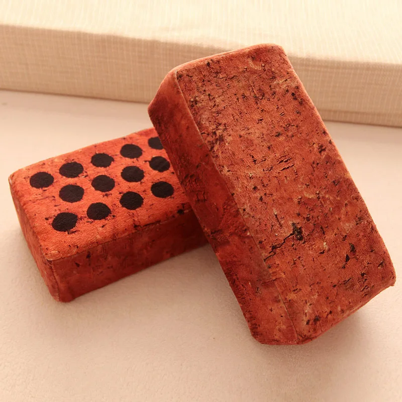 

Candice guo! super cute plush toy emulational brick tile funny soft foam toy personalized creative birthday Christmas gift 1pc