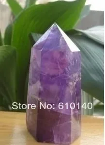 

ship natural amethyst crystal rock quartz point healing
