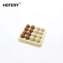 1/12 Dollhouse Miniature Accessories Mini Egg With Tray  Simulation Furniture Kitchen Food Model Toys for Doll House Decoration