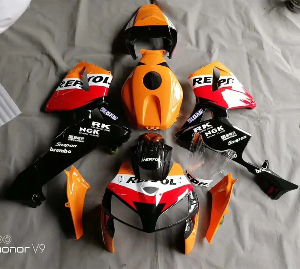 CBR600RR 05 06 обтекатель корпус Рабочая рамка Корпус Крышка боковая панель гвардии