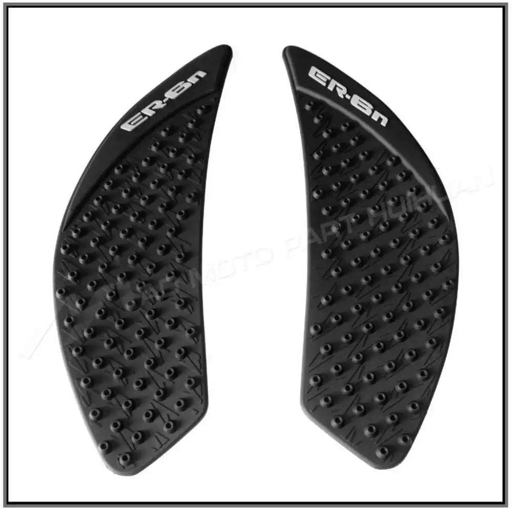 Lato adesivo antiscivolo moto Serbatoio gas Pad ginocchio Fuel ginocchio grip Protector per Kawasaki ER6F ER6N 2006-2015