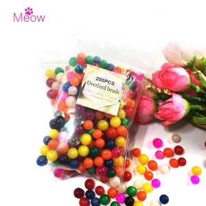 200 шт./лот 30-50 мм большой кристалл почвы грязи гидрогель гель детские игрушки водные шарики растущие водные шары Свадебные украшения дома цветок - изображение