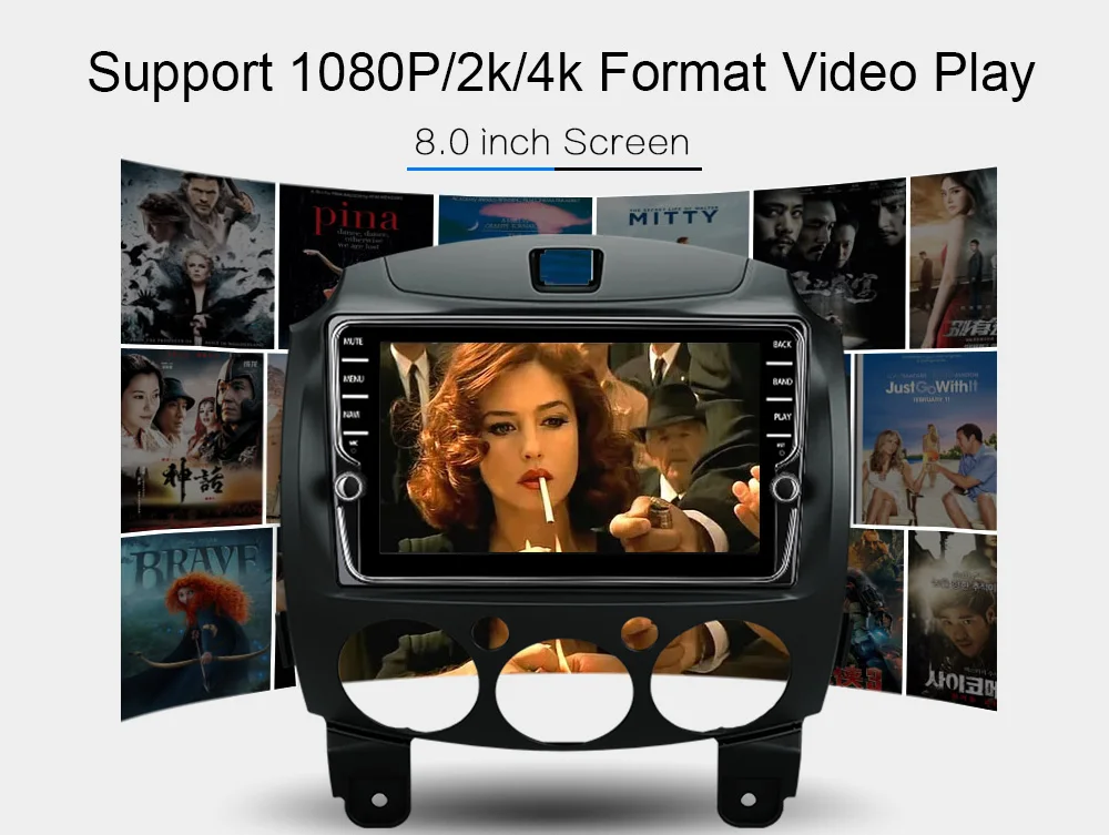 Funrover ips " 2 din автомобильный dvd Радио Android 8,0 для mazda 2 mazda 2 2011- Автомобильный gps навигатор мультимедиа стерео магнитофон