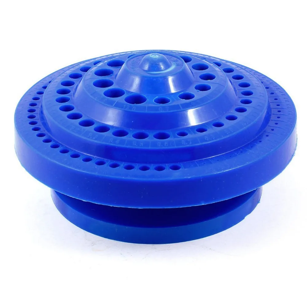 Hard Plastic Round Shape Organizer Case for Drill Bits Drill Bit