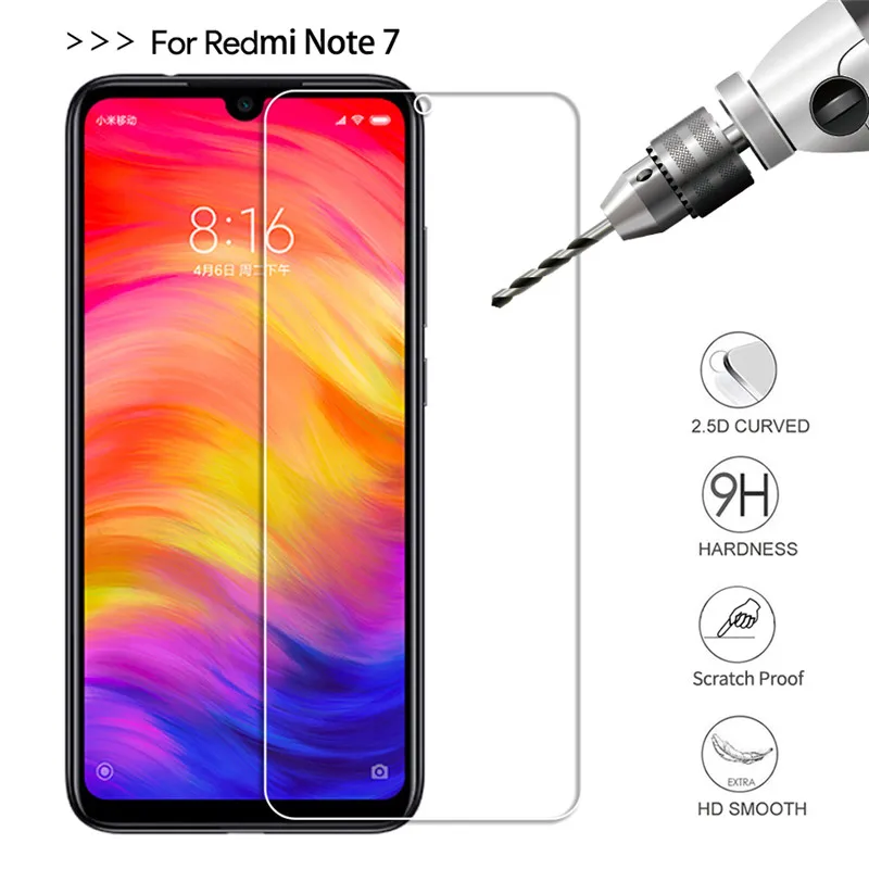 Redmi Note 7 9H 0 26 мм защита для экрана закаленное стекло Xiaomi Mi Pro Премиум защитное |