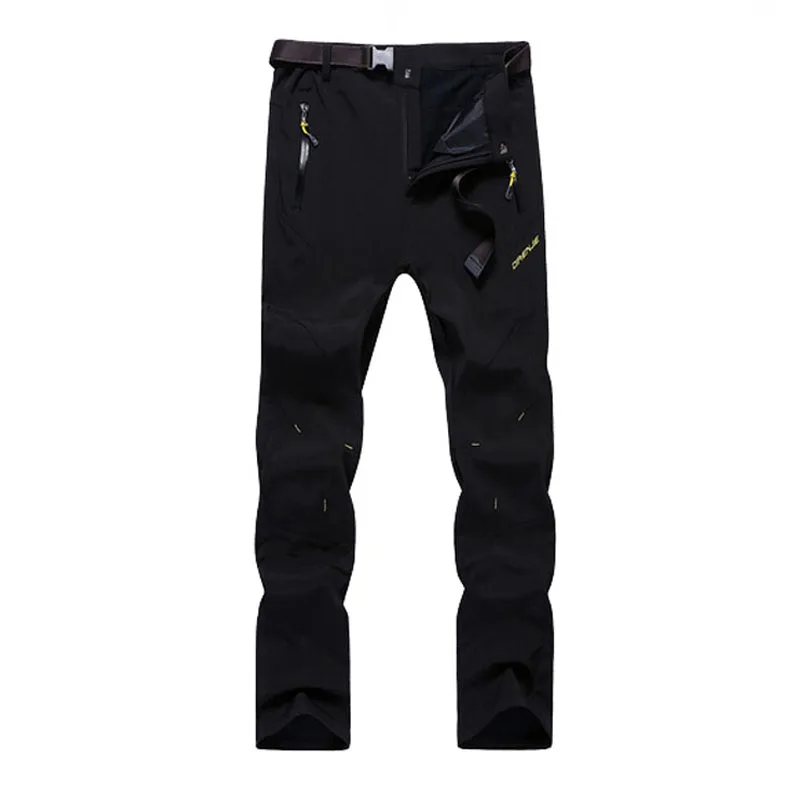 

DIRENJIE New Men's Winter Hiking Pants Outdoor Inside Fleece Thermal Pants Waterproof Windproof Trousers For Camping Trekking