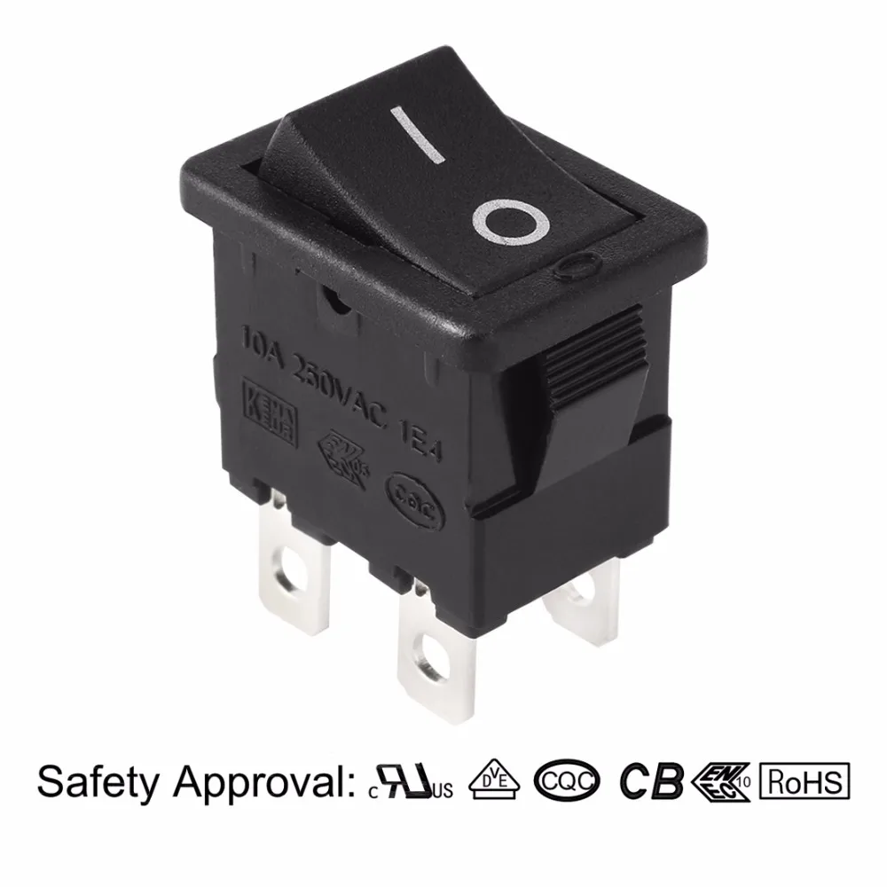 New Arrival AC 12A 125V 10A 250V DPST On Off Button 4 Terminal 2 