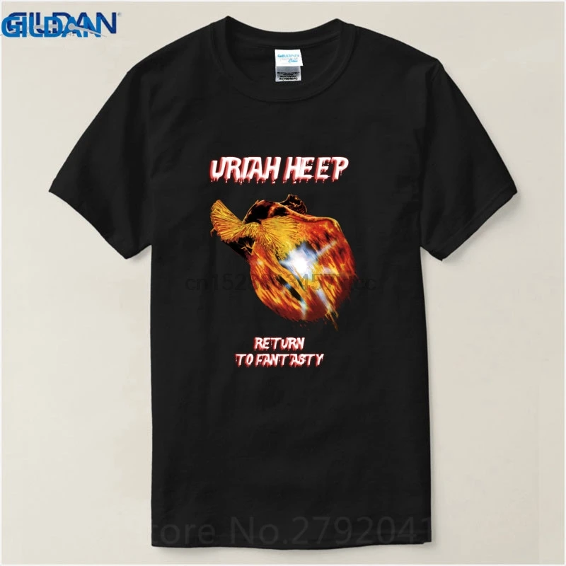 

Brand T Shirt 2017 Fashion 100% Cotton Men Crew Neck Uriah Heep Song Sympathy Zom Short-Sleeve Tee
