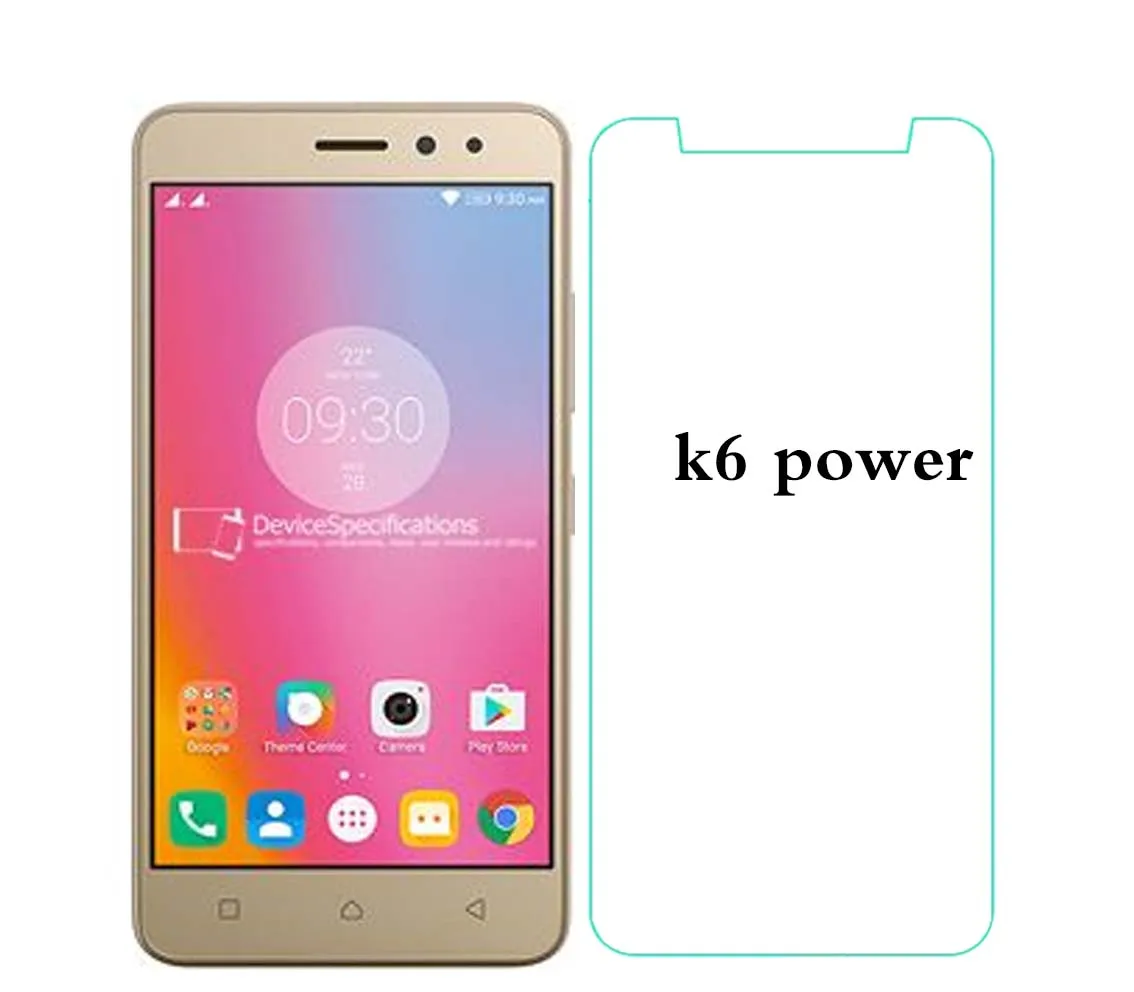 Защитное стекло для экрана Lenovo k6/k6 power/a6600/a6600 Plus/VIBE C2 POWER/503LV/VIBE закаленное