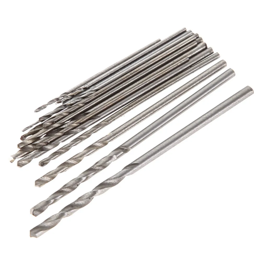 20Pcs 0.3mm 1.6mm Drill Bit Set HSS High Speed Steel Drill Bit Set Tool
