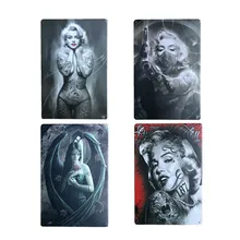 Сексуальное покрытие для девушки, плакат, ретро оловянные вывески, винтажные декоративные металлические пластины, кафе, клуб, офис, гостиная, бар, табличка, настенный Декор для дома, 20x30