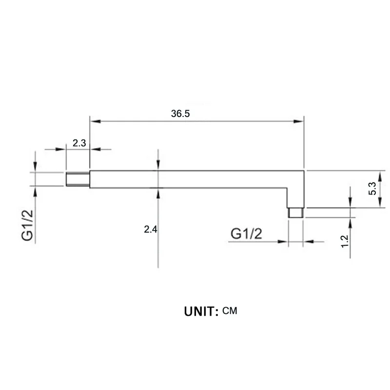 KES-BRASS-Shower-Arm-with-Flange-15-7-Inch-Reach-Bathroom-Showering-System-Replacement-Part-G1 (1)
