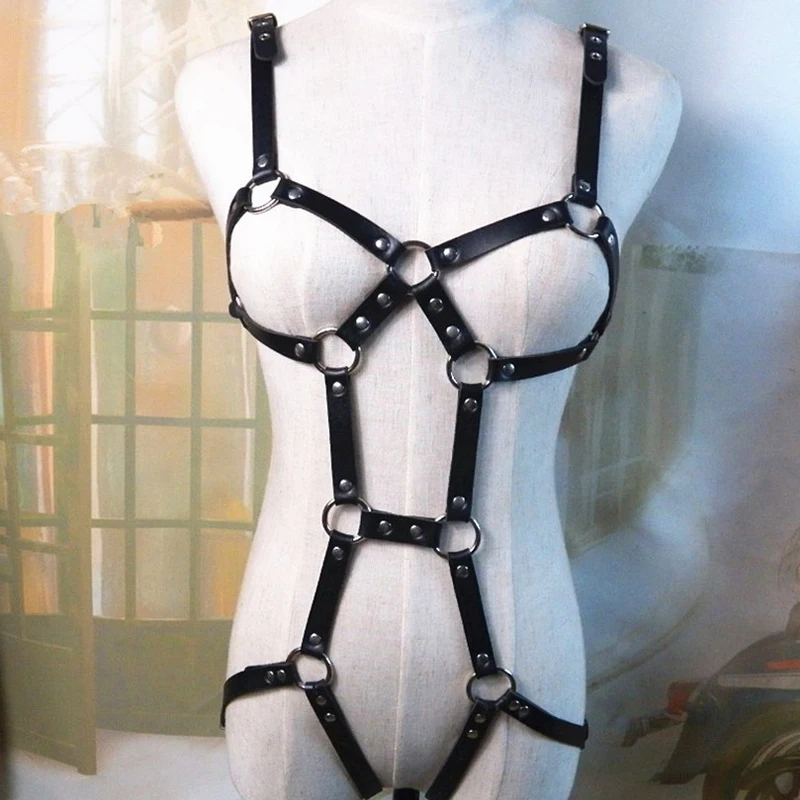 Модный Готический сексуальный женский ремень с подвязками в стиле панк Харадзюку, регулируемый плечевой ремень, набор, подарок на день рождения